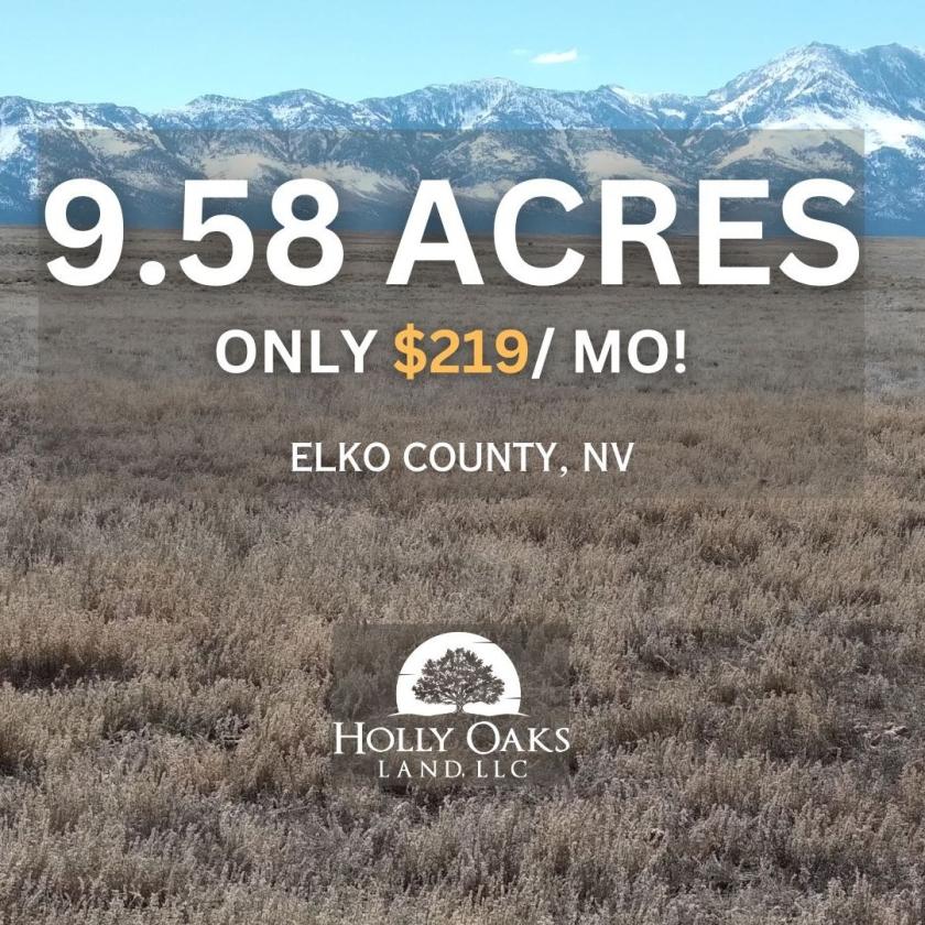  9.58 Acres for Sale in Montello, Nevada