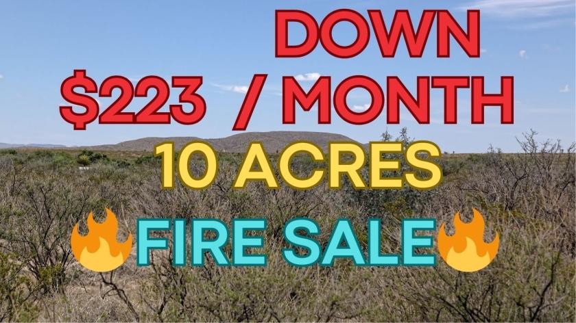  10 Acres for Sale in Sierra Blanca, Texas